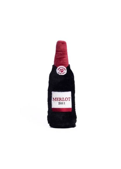 Мягкая игрушка для собак бутылка вина Happy Hour Crusherz Red Wine с пищалкой ZippyPaws (388142630)
