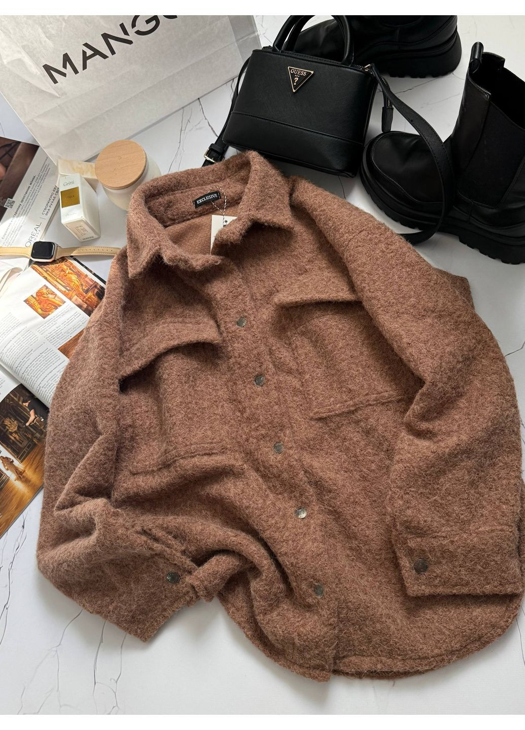 Тепла сорочка з альпаки “Зимовий затишок” | Розмірна сітка в описі DK/DL Мода без кордонів (360984148)