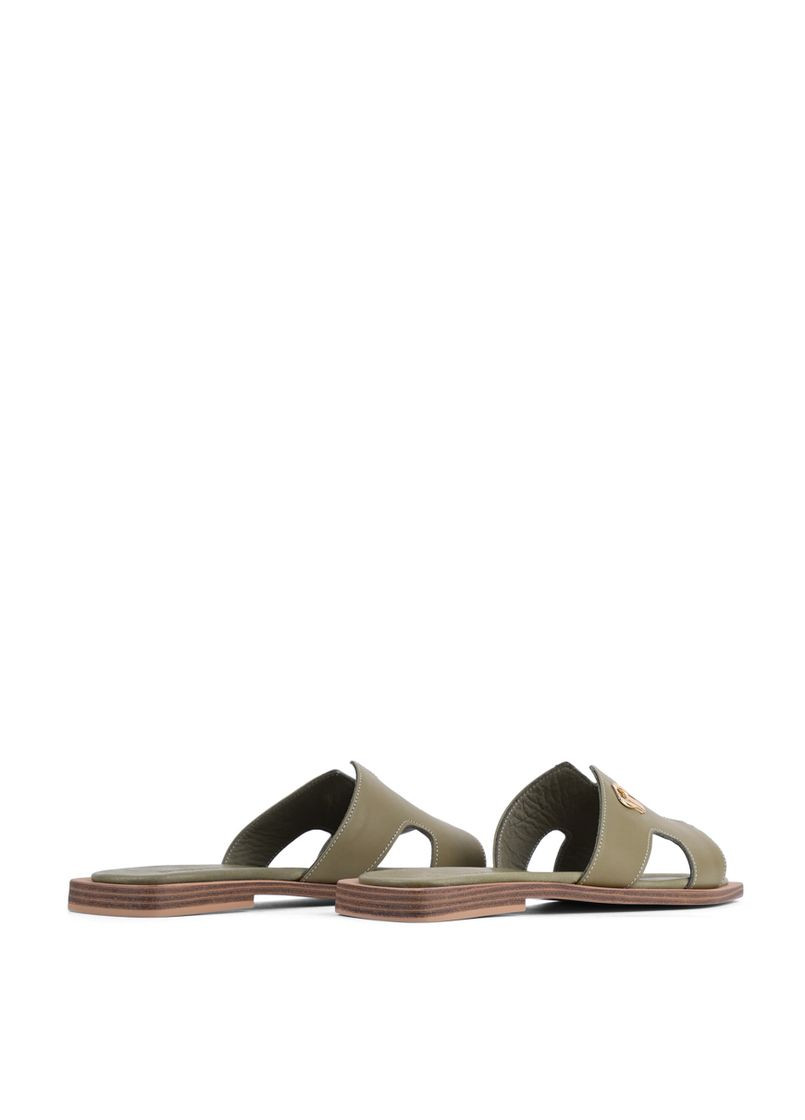 Жіночі Шльопанці 022 511ВЛ25 Бежевий Шкіра Attizzare (330179998)