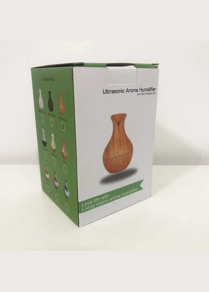 Увлажнитель воздуха Air Purifier LR053, Аромадиффузор увлажнитель воздуха для дома. Цвет: светлое дерево No Brand (381038080)