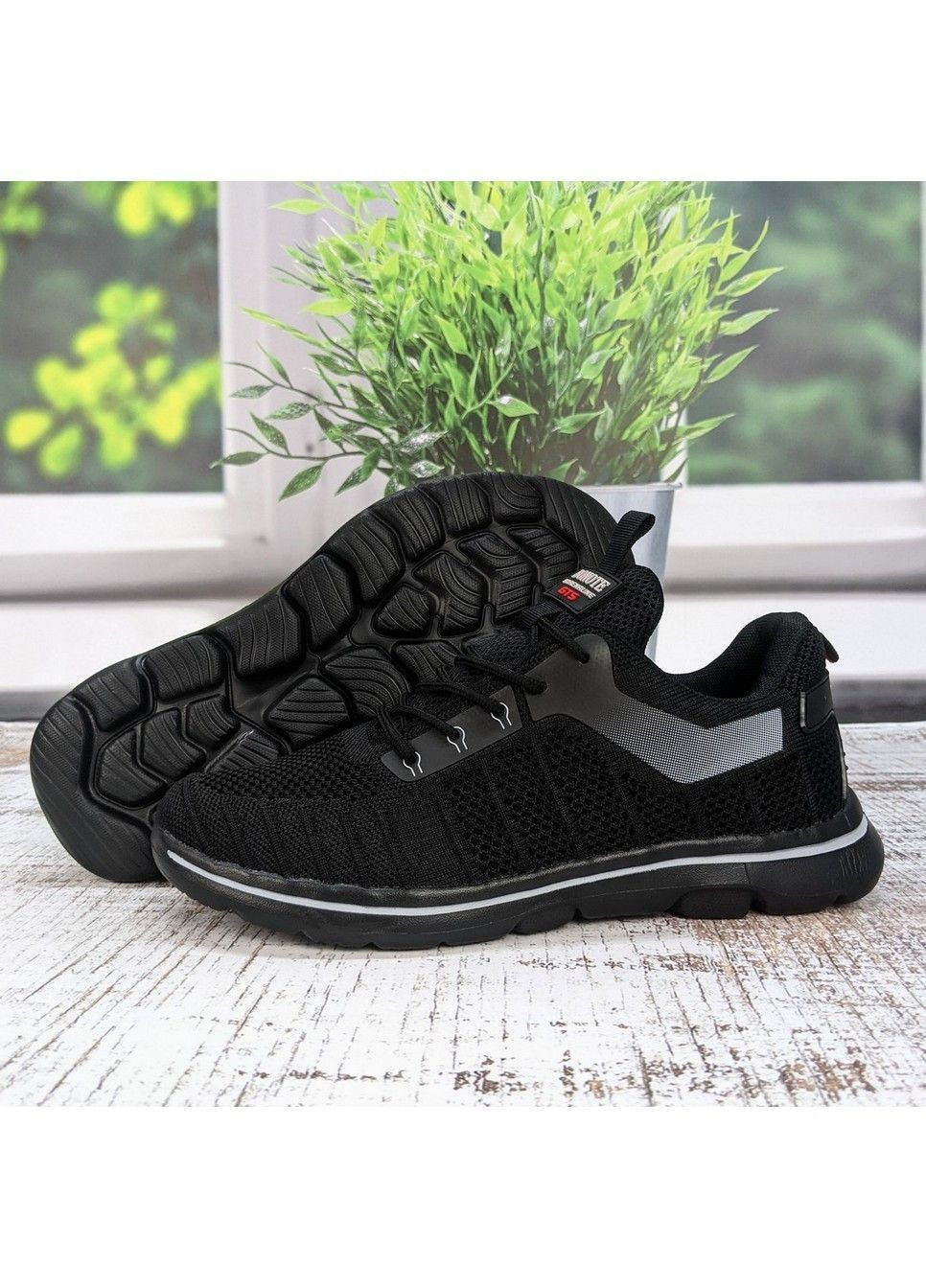 Чорні Осінні кросівки чоловічі текстильні Bonote