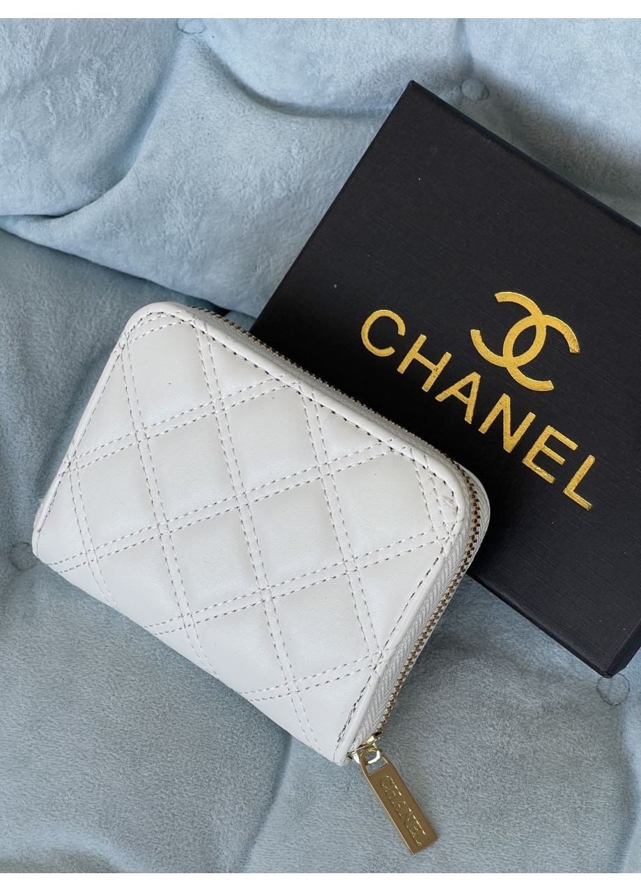Кошелек Chanel mini белый No Brand (366545954)