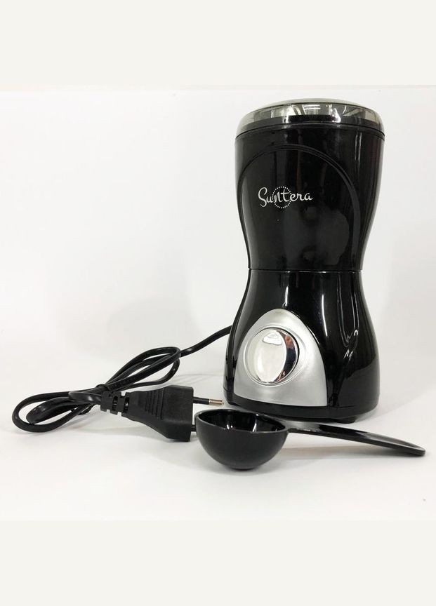 Кофемолка SCG-601B 200 Вт, кофемолка мощная, кофемолка електрична, измельчитель кофейных зерен Suntera (364665095)