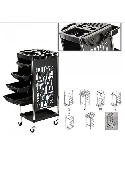 Профессиональная парикмахерская тележка Global TDS802, с дизайном Global Fashion (307808669)