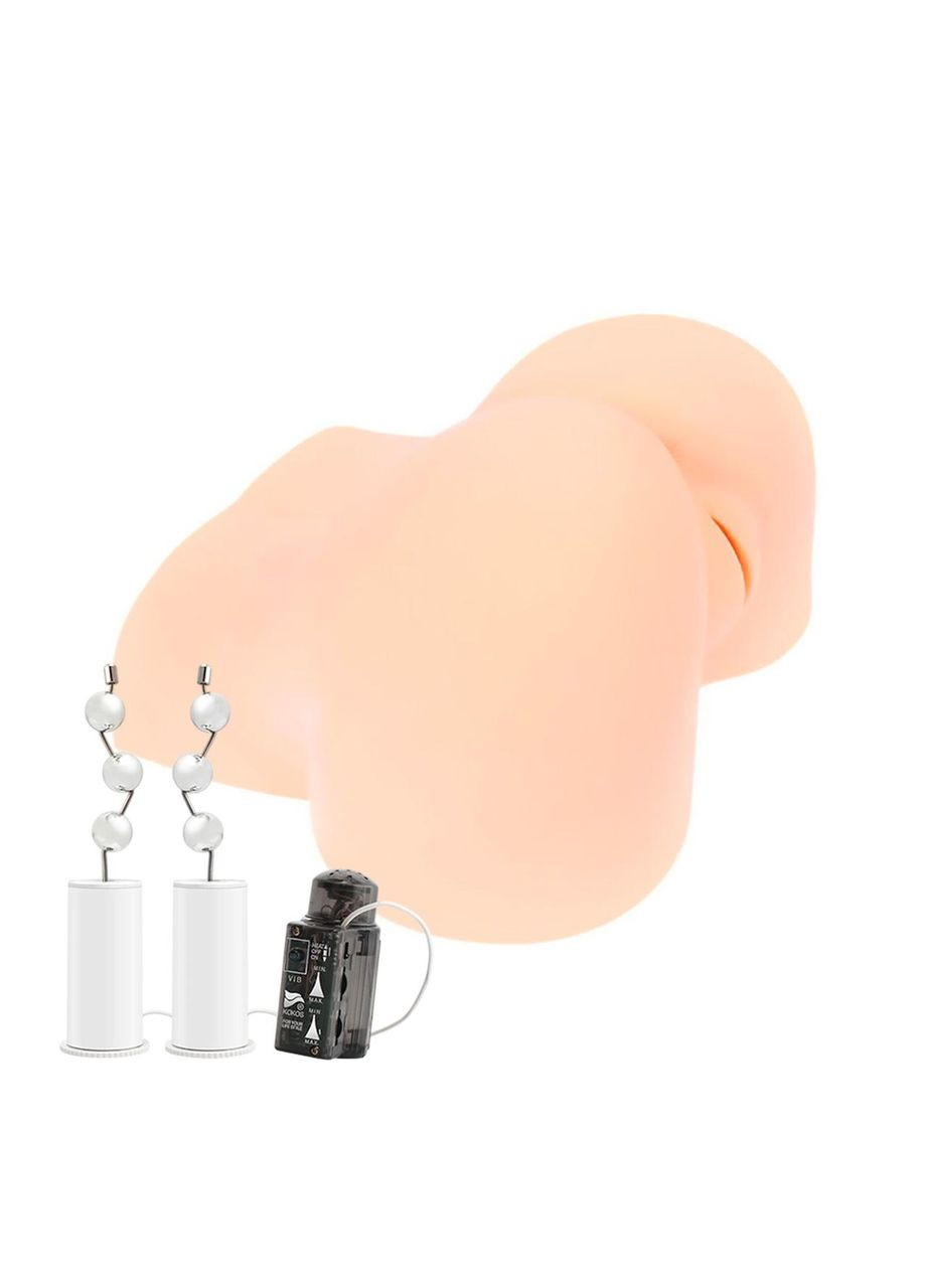 Мастурбатор Kokos ALICE 2WayPlus з функцією масажу та вібрацією No Brand (366879484)