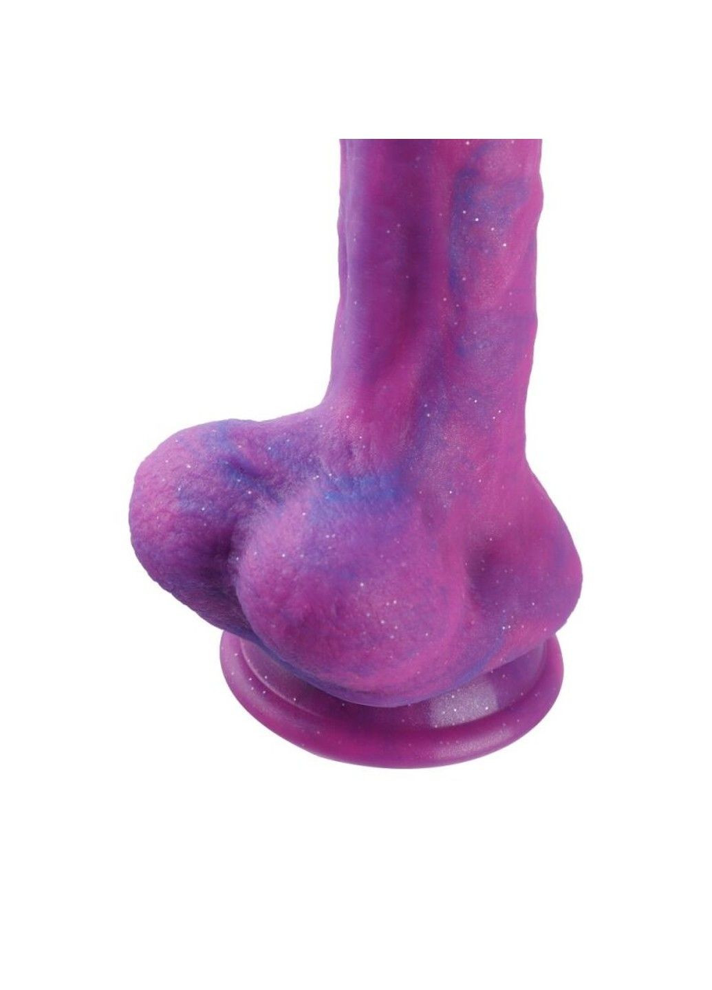 Фалоімітатор з вібрацією для секс-машин Purple Silicone Dildo with Vibe Hismith (316253472)