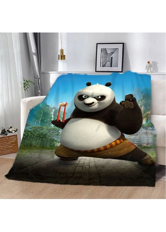 Плед 3D Панда Кунг Фу №2 13013 160х200 см FlexDress (368761717)