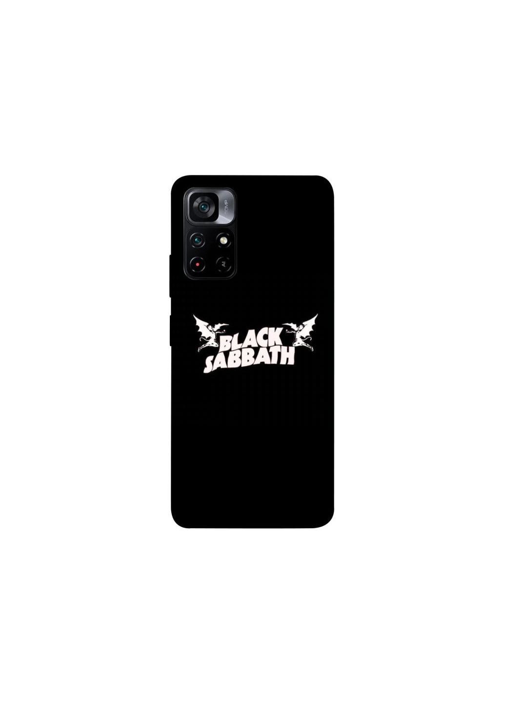Чехол на Xiaomi Poco M4 Pro 5G Black Sabbath logo ver.2 Frontalka (361104469)