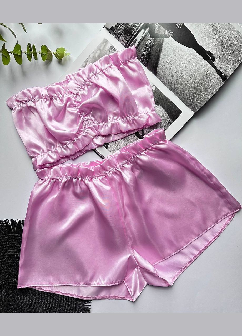 Розовая всесезон халат и пижама, комплект женский Exclusive