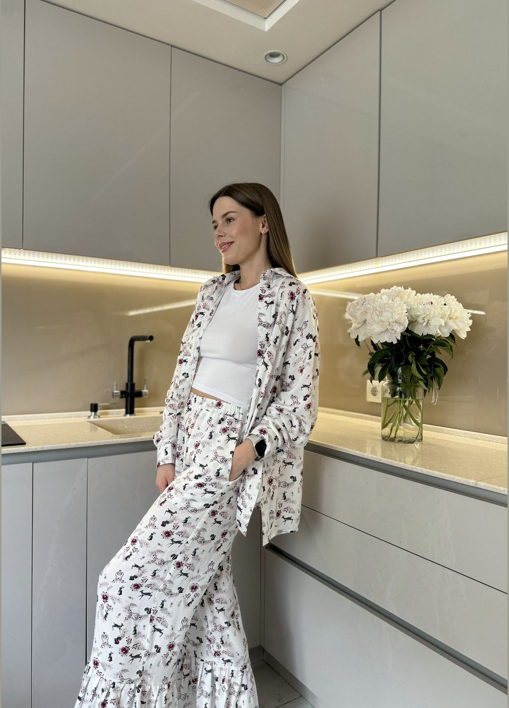 Сорочка + штані «Олені і Зайчата» (костюм) HOCHUSOBITAKE (332808925)