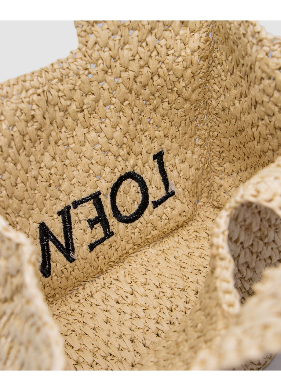 Женская сумка Medium Font Tote in Raffia No Brand (358888928)