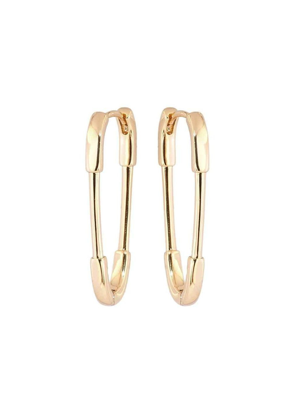 Серьги Позолота 18K колечки Шпильки (170459) ТМ Xuping (315140116)