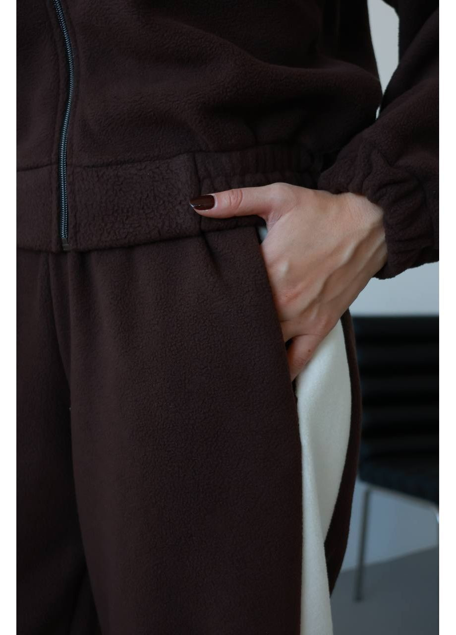 Теплый костюм из двустороннего полар-флиса No Brand (370032436)