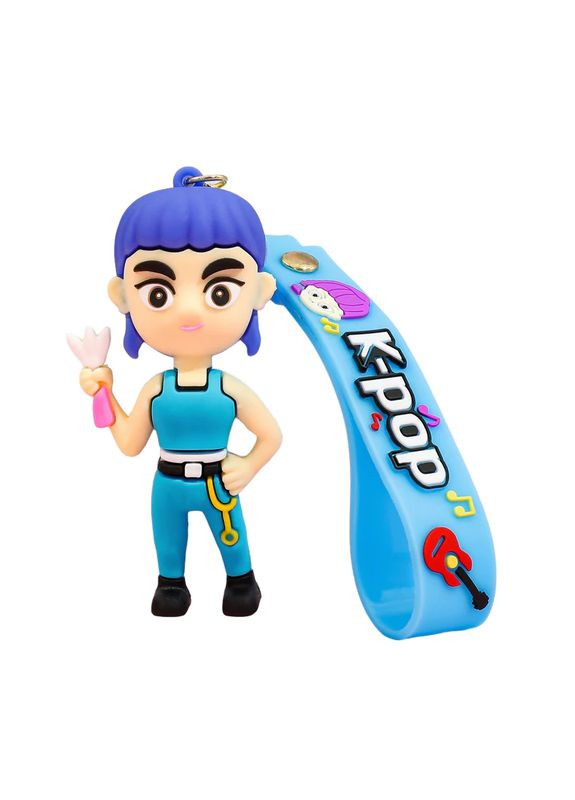 Брелок Кейпоп охотницы на демонов K-Pop Demon Hunters Huntr/x детский на рюкзак, ключи игрушка 8 см Shantou (372012964)