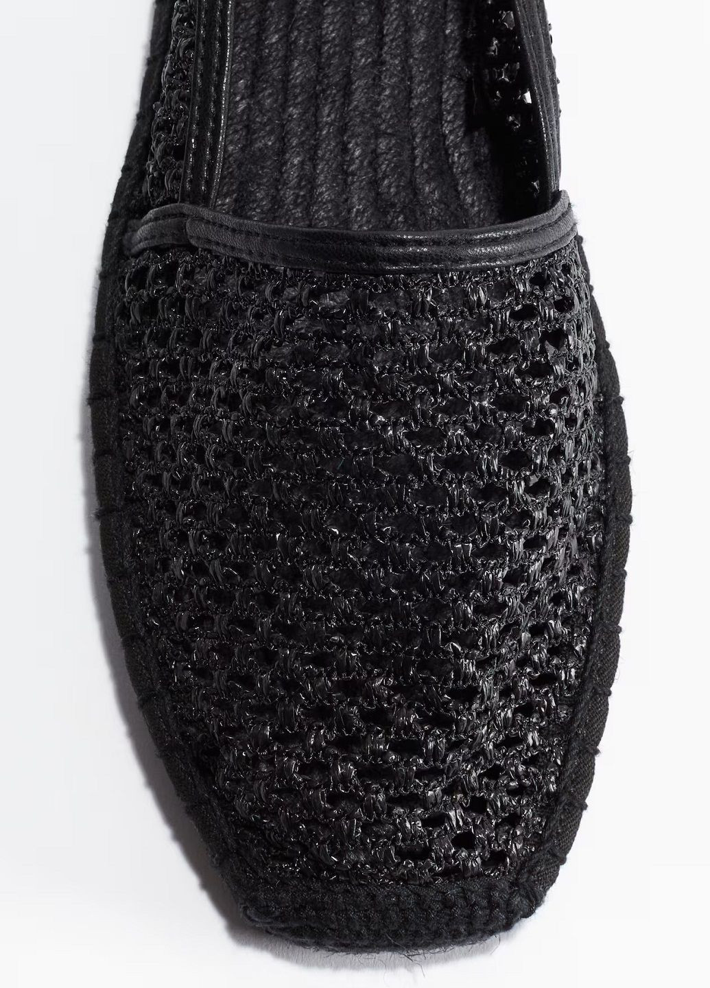 Чёрные эспадрильи H&M однотонный (336432662)