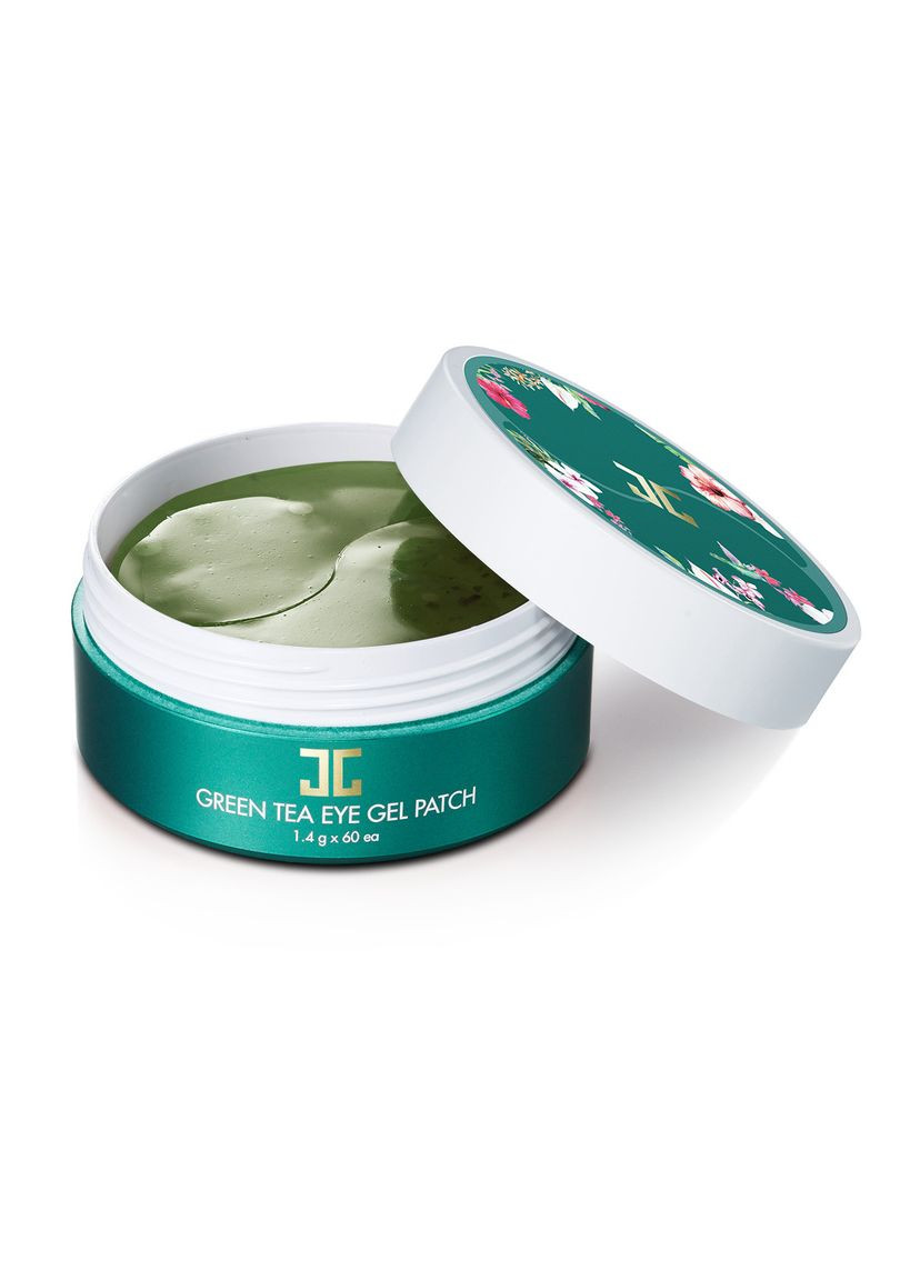 БЕЗ КОРОБКИ! Гідрогелеві патчі з пелюстками зеленого чаю Jayjun Cosmetic Green Tea Eye Gel Patch 84 г/60 шт. No Brand (317276065)