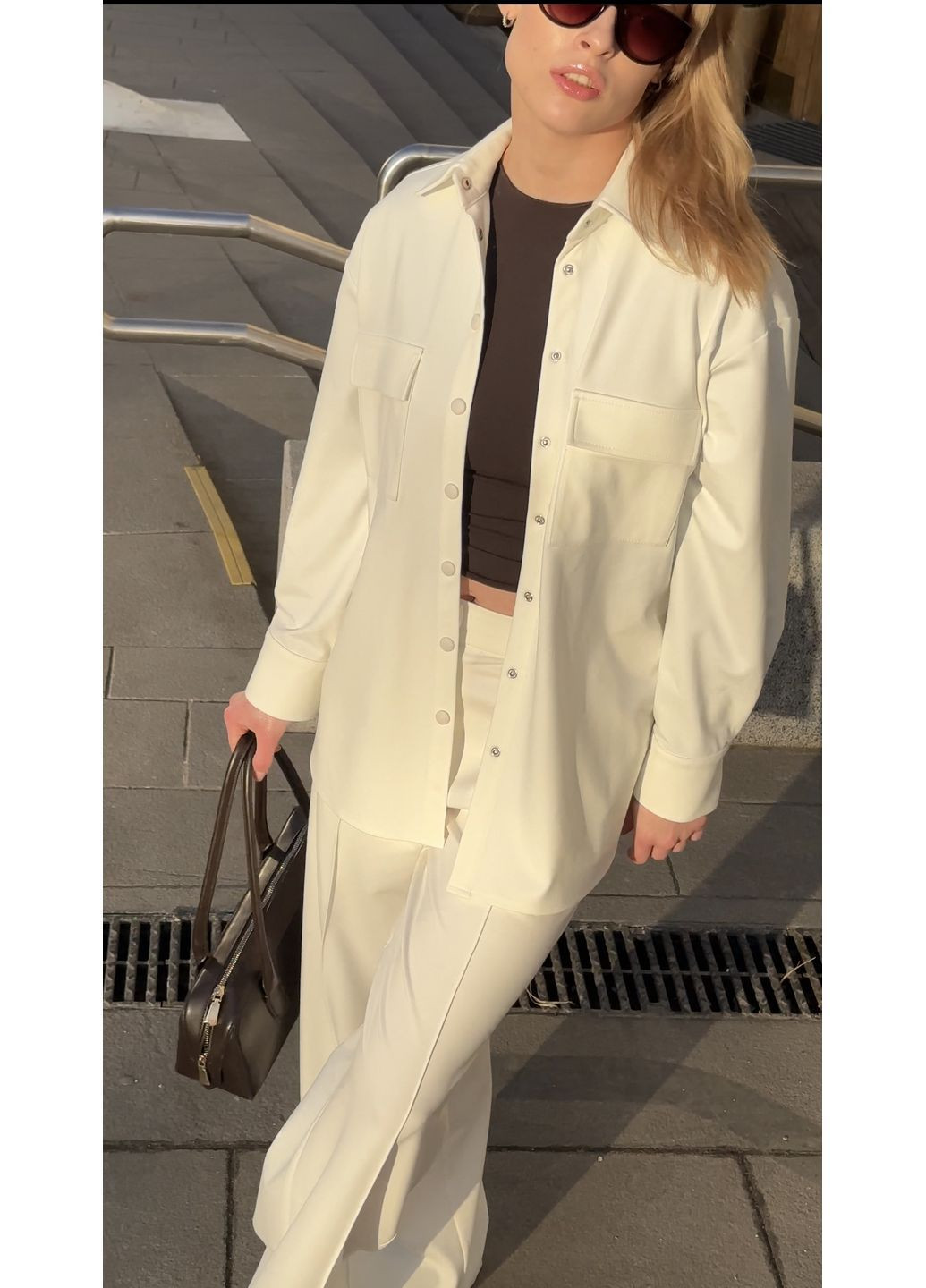 Брючный костюм (рубашка на кнопках) No Brand (369502148)