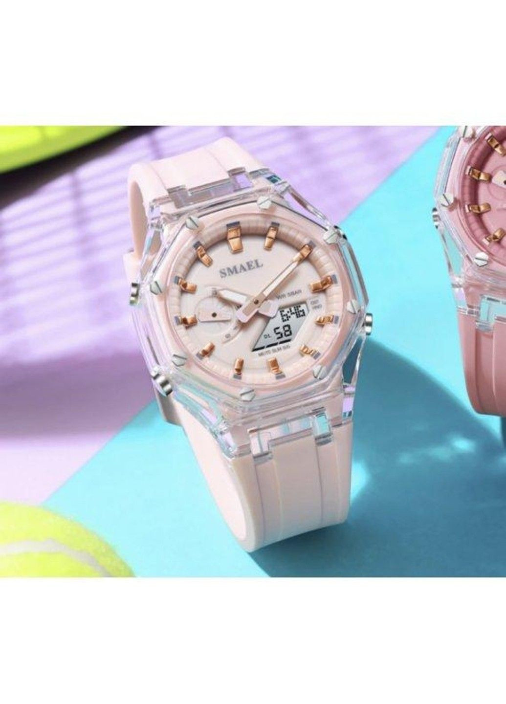 Жіночий наручний годинник Princess (Рожевий) Smael (314483033)