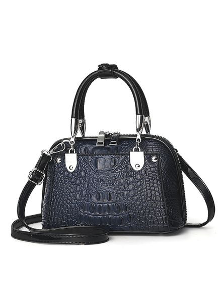 Модний жіночий рюкзак бананка темно-синій зі штучної міської шкіри для повсякденного використання сумка-рюкзак ProDobro 1 (363136355)