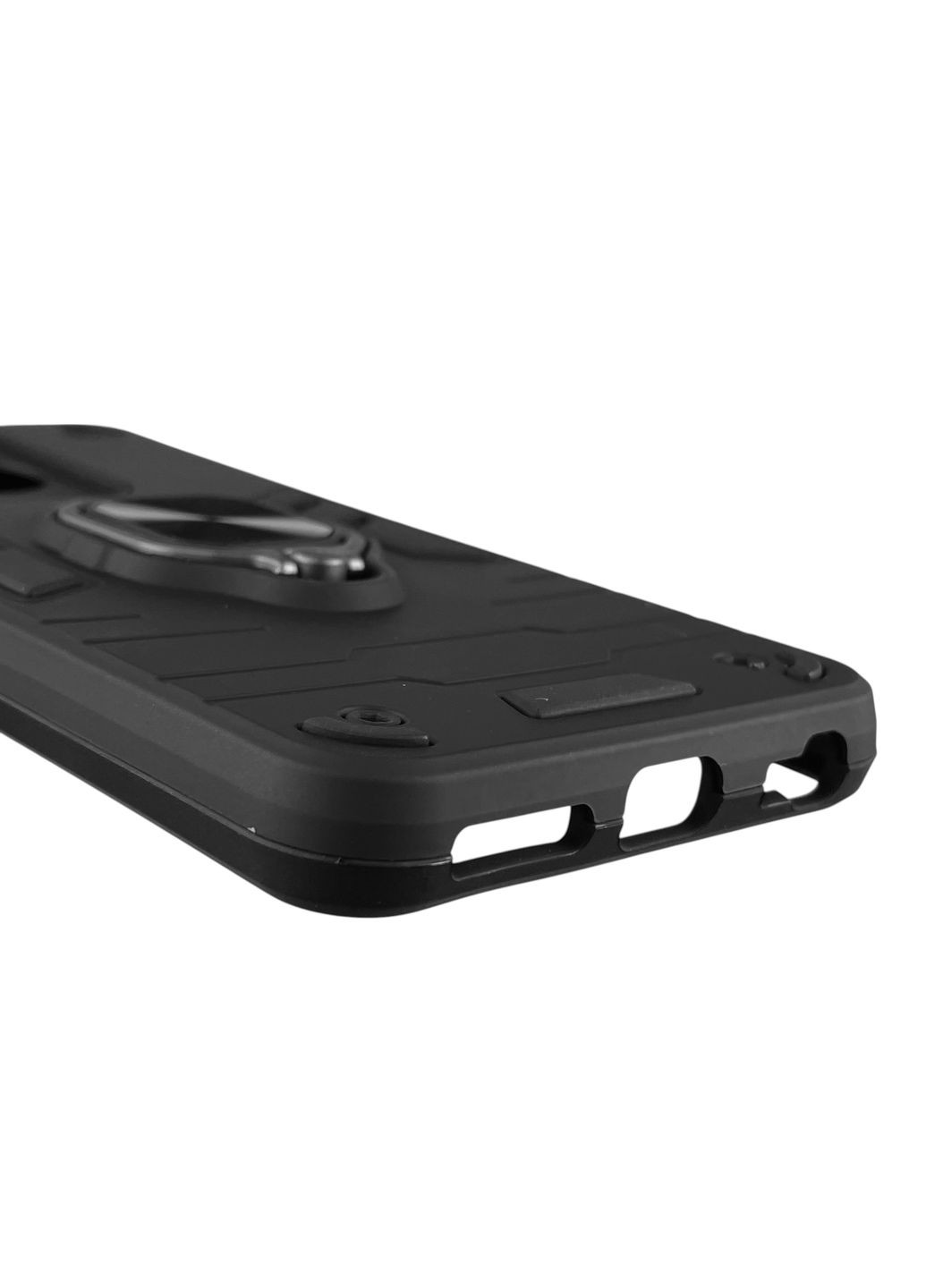 Чохол для телефона Spark 10 (KI5q) броньований з магнітним кільцем-тримачем на техно спарк 10 чорний Tecno (366232284)