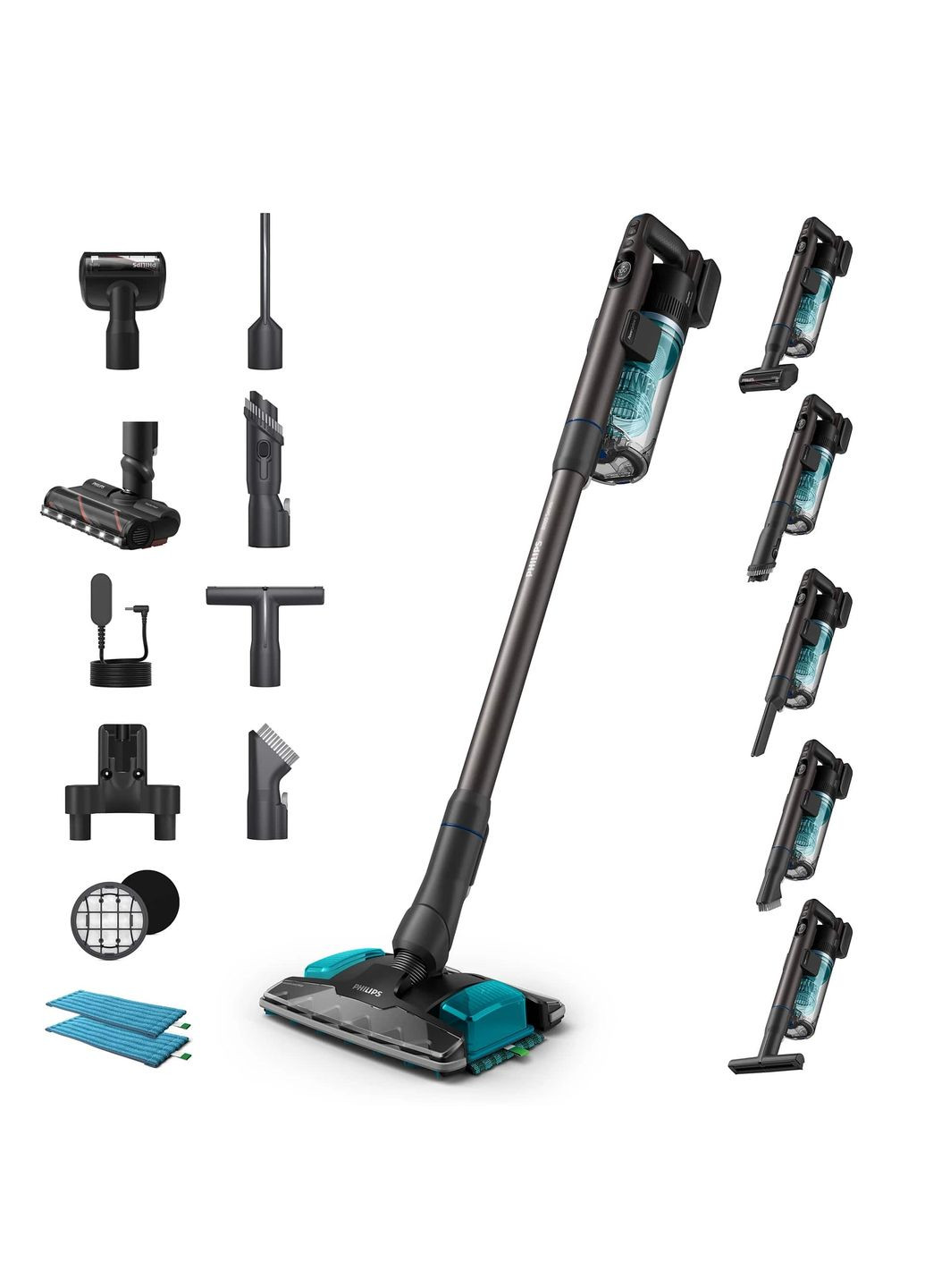 Акумуляторний миючий пилосос Complete 8000 XC8157/01 Philips - (365748805)