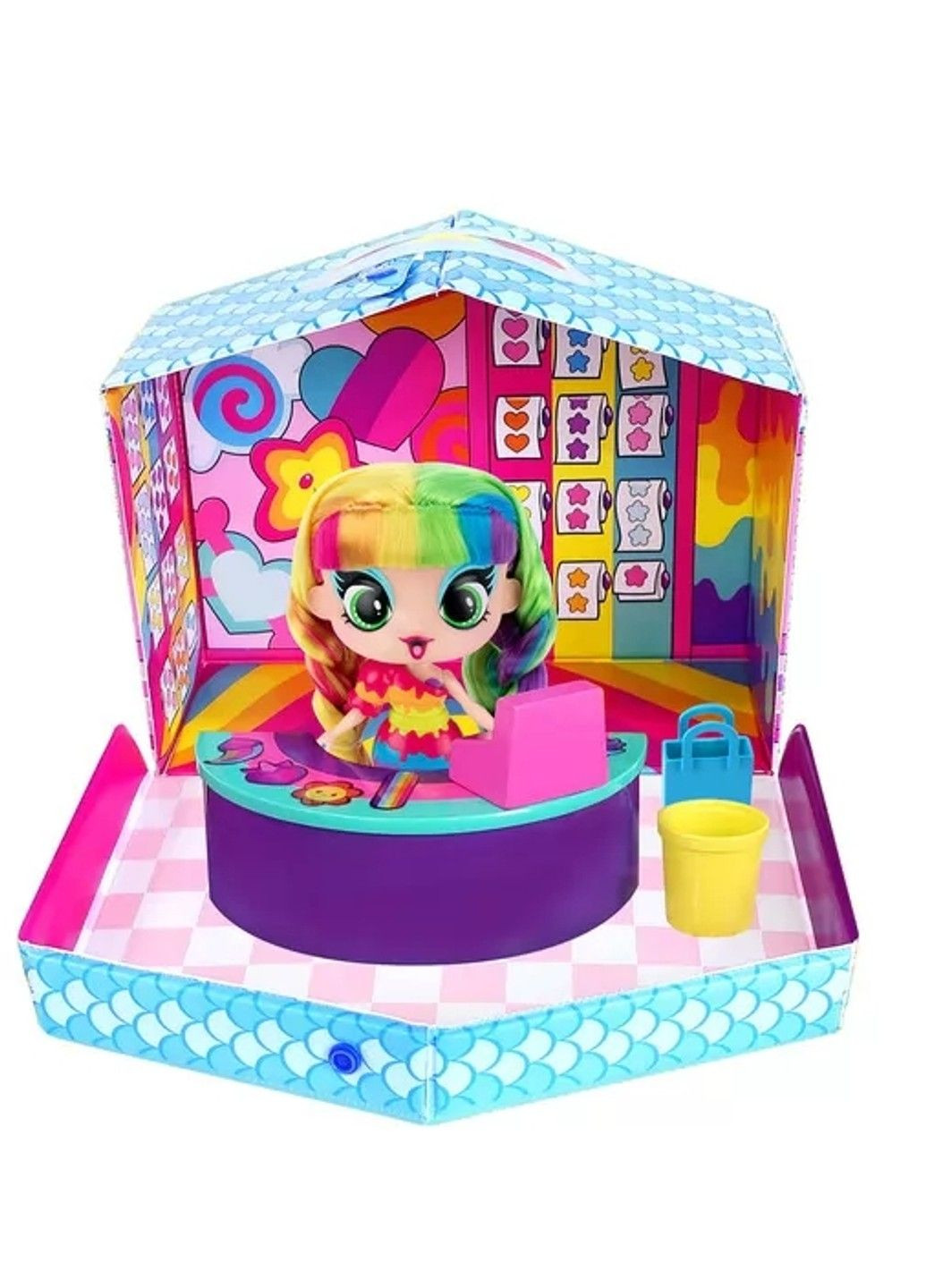 Ігровий набір з лялькою DECORA - ДИЗАЙНЕРСЬКИЙ МАГАЗИН НАКЛЕПОК DECORA GIRLZ (335401512)