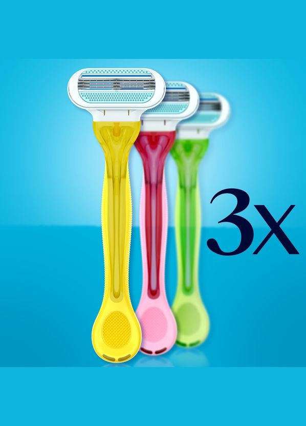 Бритвы одноразовые Gillette Tropical, 3 шт. Venus (328401955)
