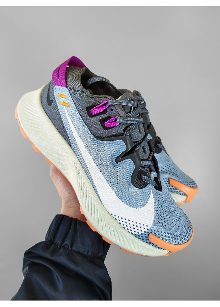 Белые демисезонные кроссовки мужские nike pegasus trail 2 blue найк пегасус треил No Brand