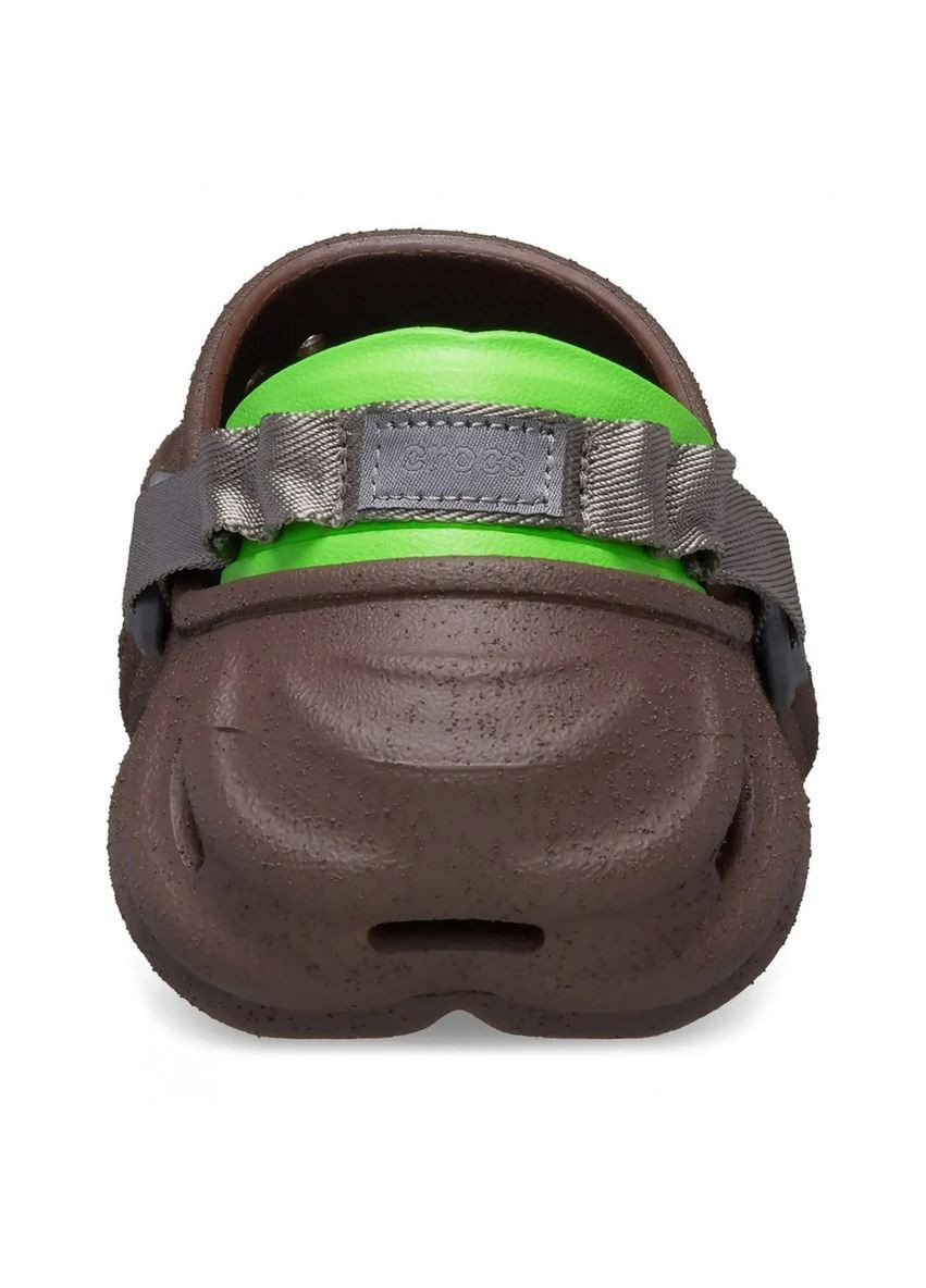 Кофейные сабо sandstorm clog slate grey/multi 210482 Crocs