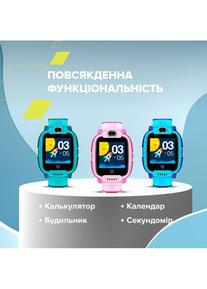 Смарт-годинник Jondy KW-44 Kids Blue (CNE-KW44BL) Canyon (307994268)