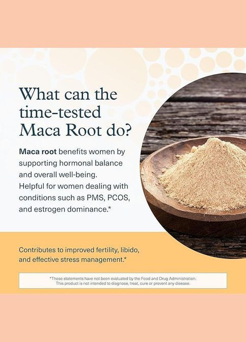 Витамины Women's Maca Root 120 капсул Youtheory (316680498)