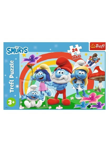 Пазл (5900511143744) Trefl Maxi The Smurfs День смурфа 24 елемента (366067466)