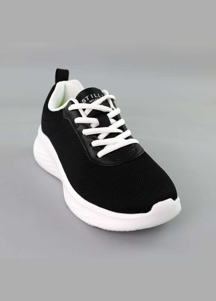 Кроссовки женские сетка Stilli чёрные (329787082)