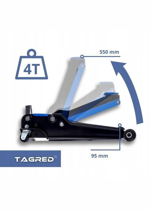 Двухпоршневой низкопрофильный домкрат TA288 4 т Tagred (301214886)