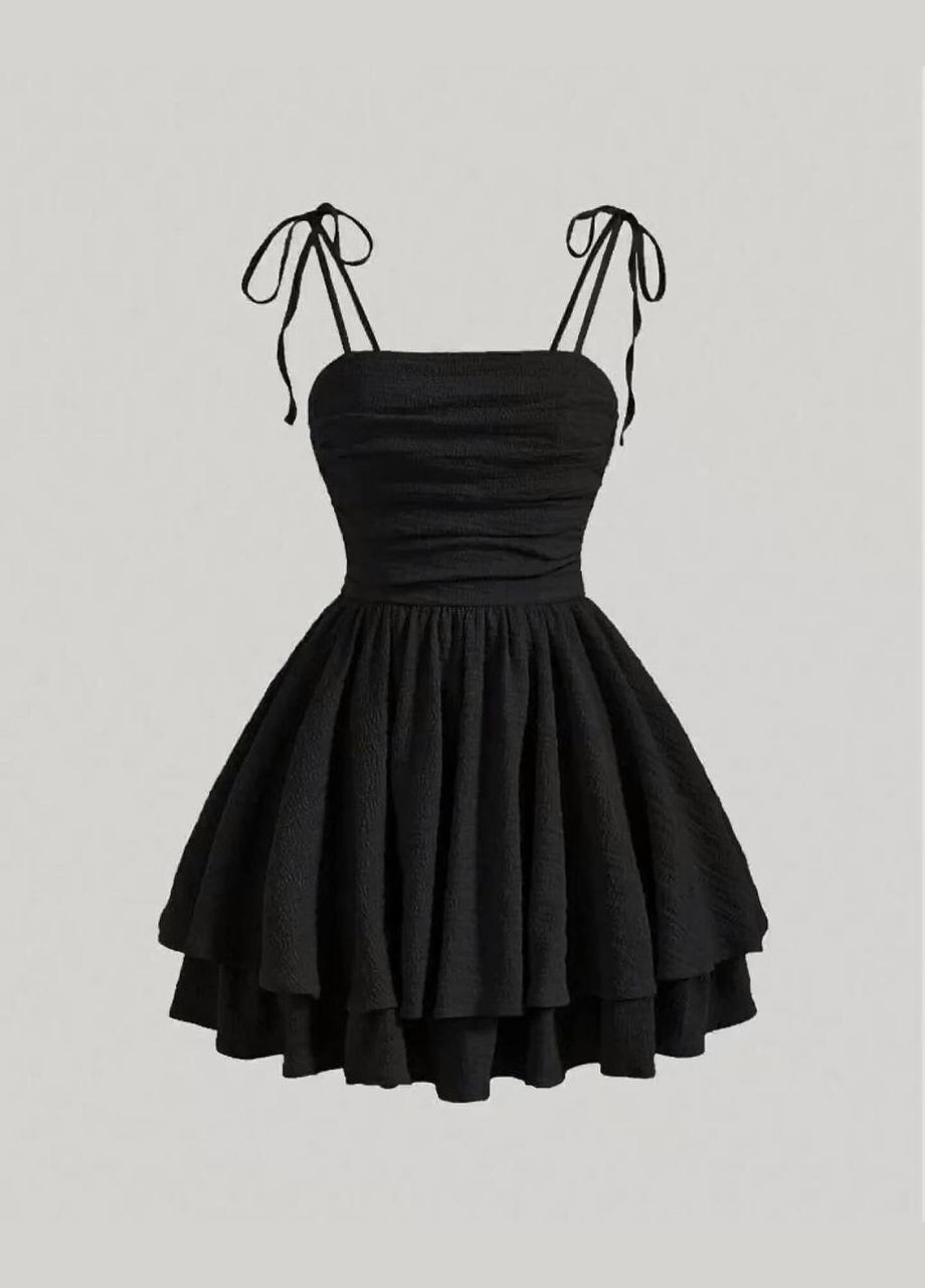 Чорна святковий сукня-комбінезон No Brand