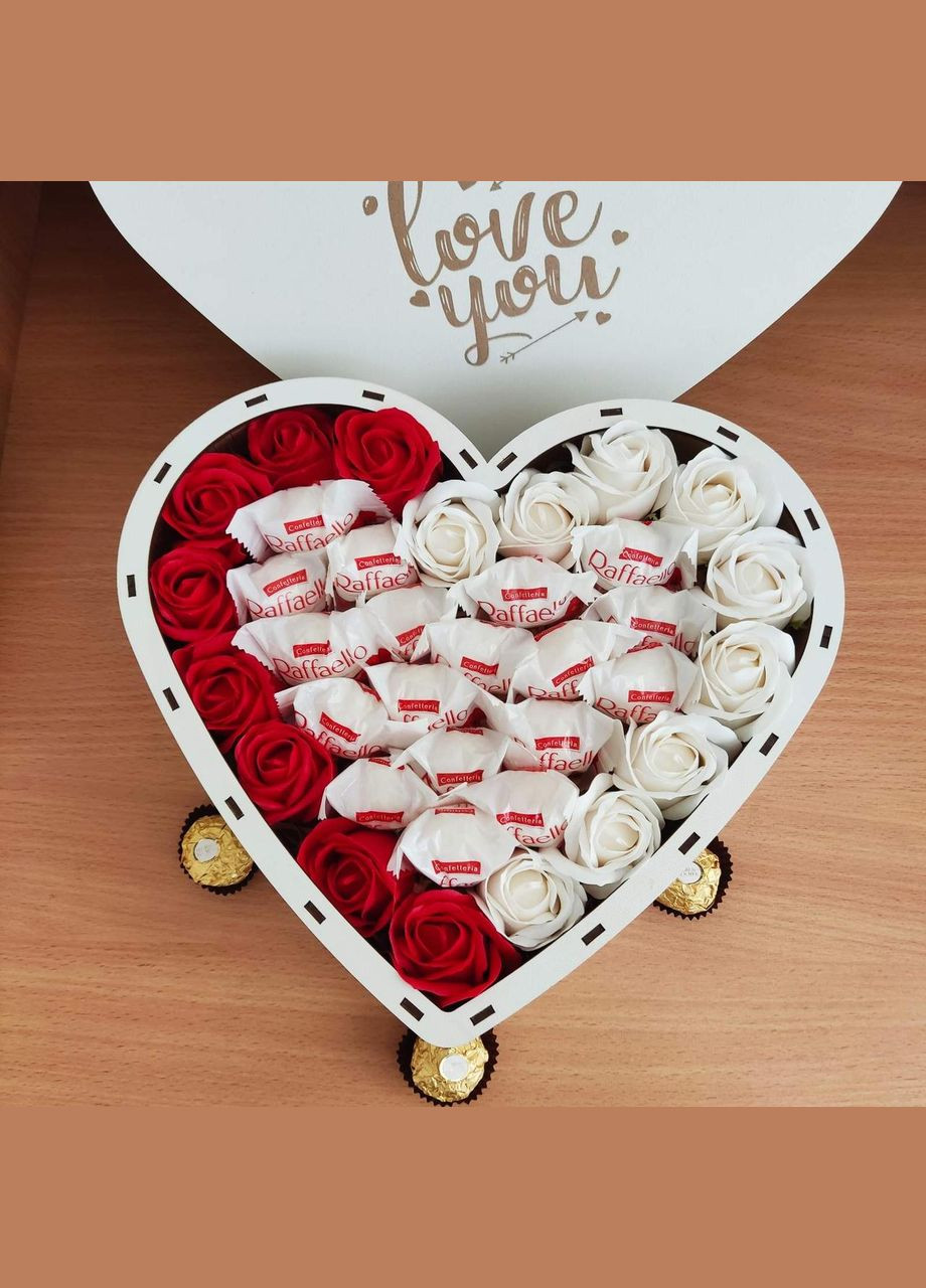 Подарочный бокс с конфетами для девушки на день рождения, на праздник (ar92) No Brand (316141124)