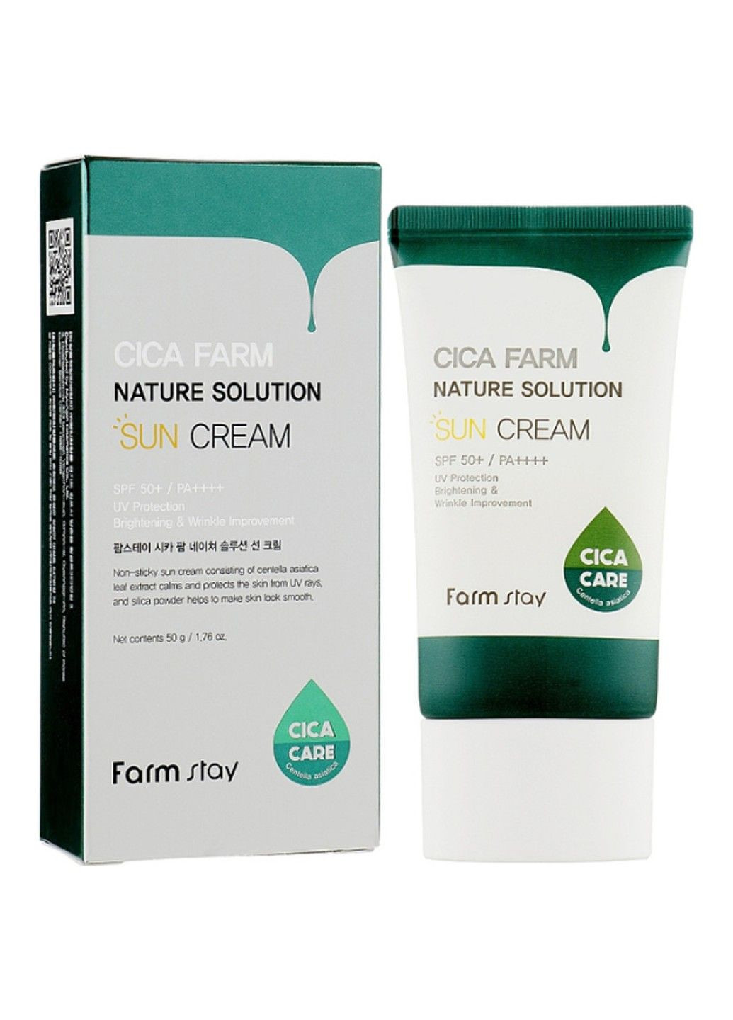 FarmStay Крем солнцезащитный Cica Farm Nature Solution Sun Cream SPF50 50ml — Крем, Южная Корея (301084089)