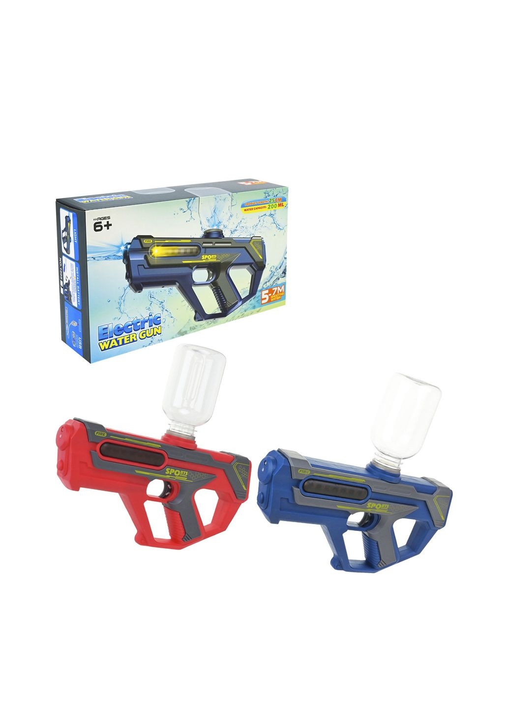 Водяний пістолет колір різнокольоровий ЦБ-00278715 No Brand (333298898)