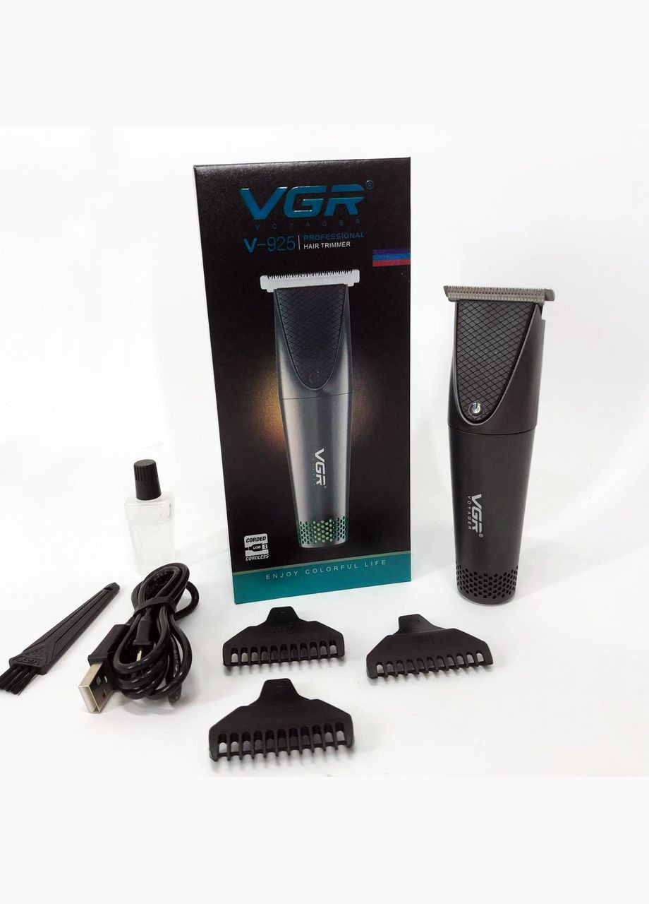 Машинка для стрижки V-925, Профессиональная беспроводная машинка для стрижки волос, усов, бороды VGR (364665527)