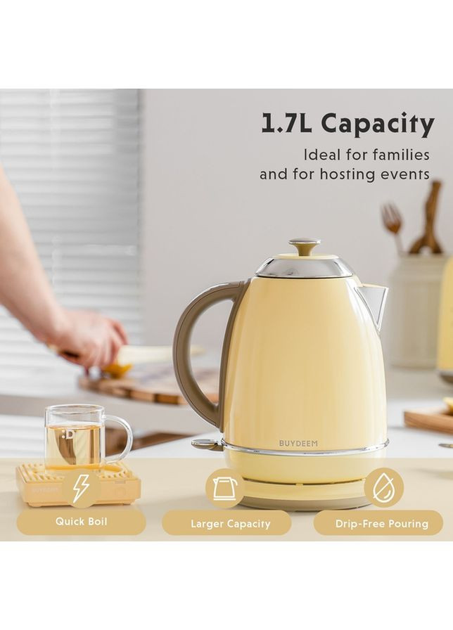 Електрочайник K640 Mellow Yellow (K640-MY/EU) BUYDEEM (363838209)