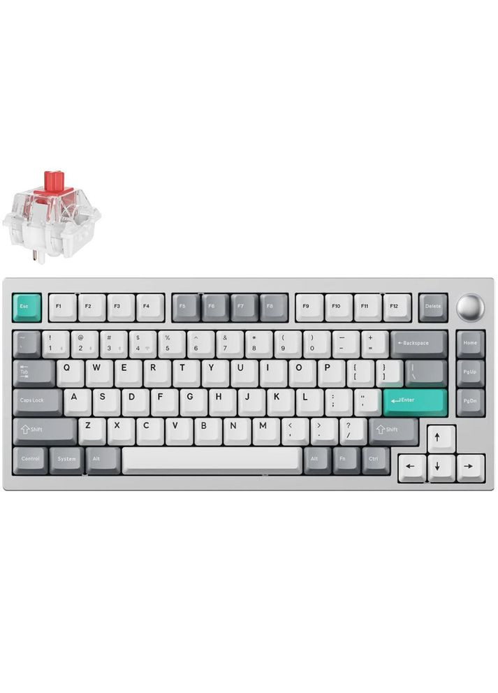 Клавіатура P1 Pro Space Silver (P1P-X1-UA) Lemokey (322938172)