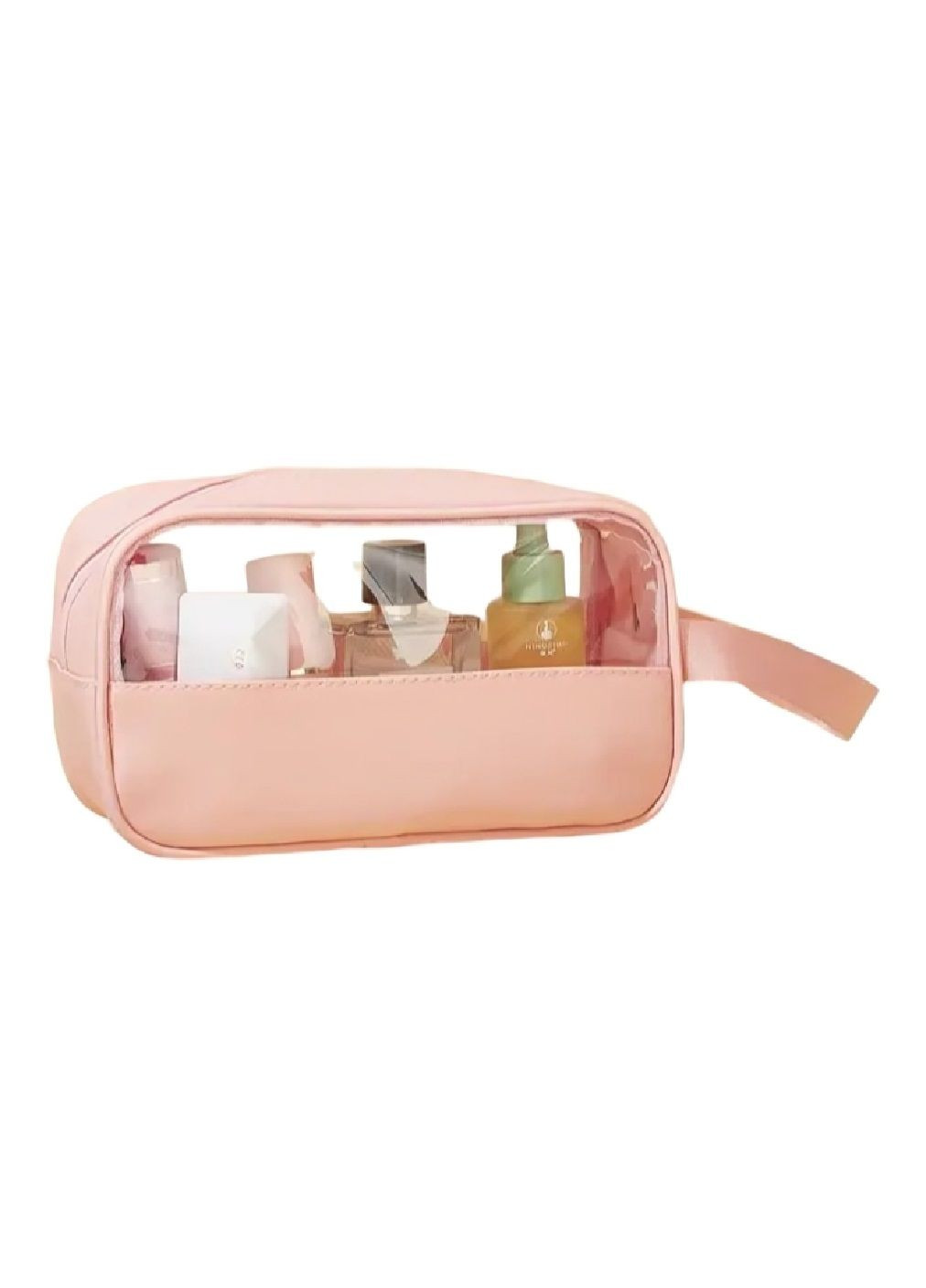 Комплект набор косметичек органайзеров для хранения косметики средств личной гигиены экокожа (476826-Prob) Розовый Unbranded (291838393)