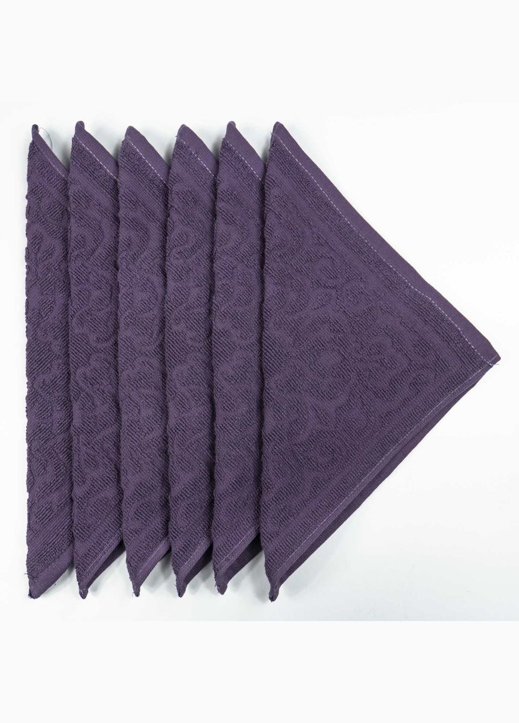 GM Textile кухонная жаккардовая салфетка 25х25см 380 г/м2 () фиолетовый производство -