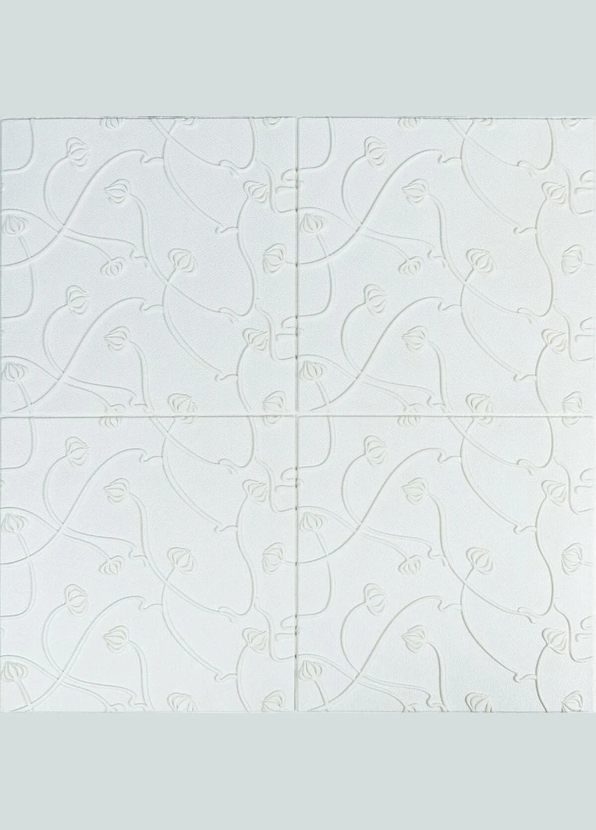 Панель 3D WHITE 700*700*6мм (D) SW00001958 Sticker Wall (301415379)