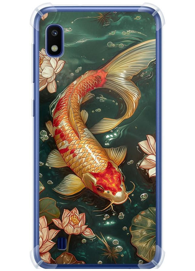 Силикон с усиленными углами чехол 'Мелодия Лотоса' для Endorphone Samsung Galaxy A10 2019 A105F (291131845)