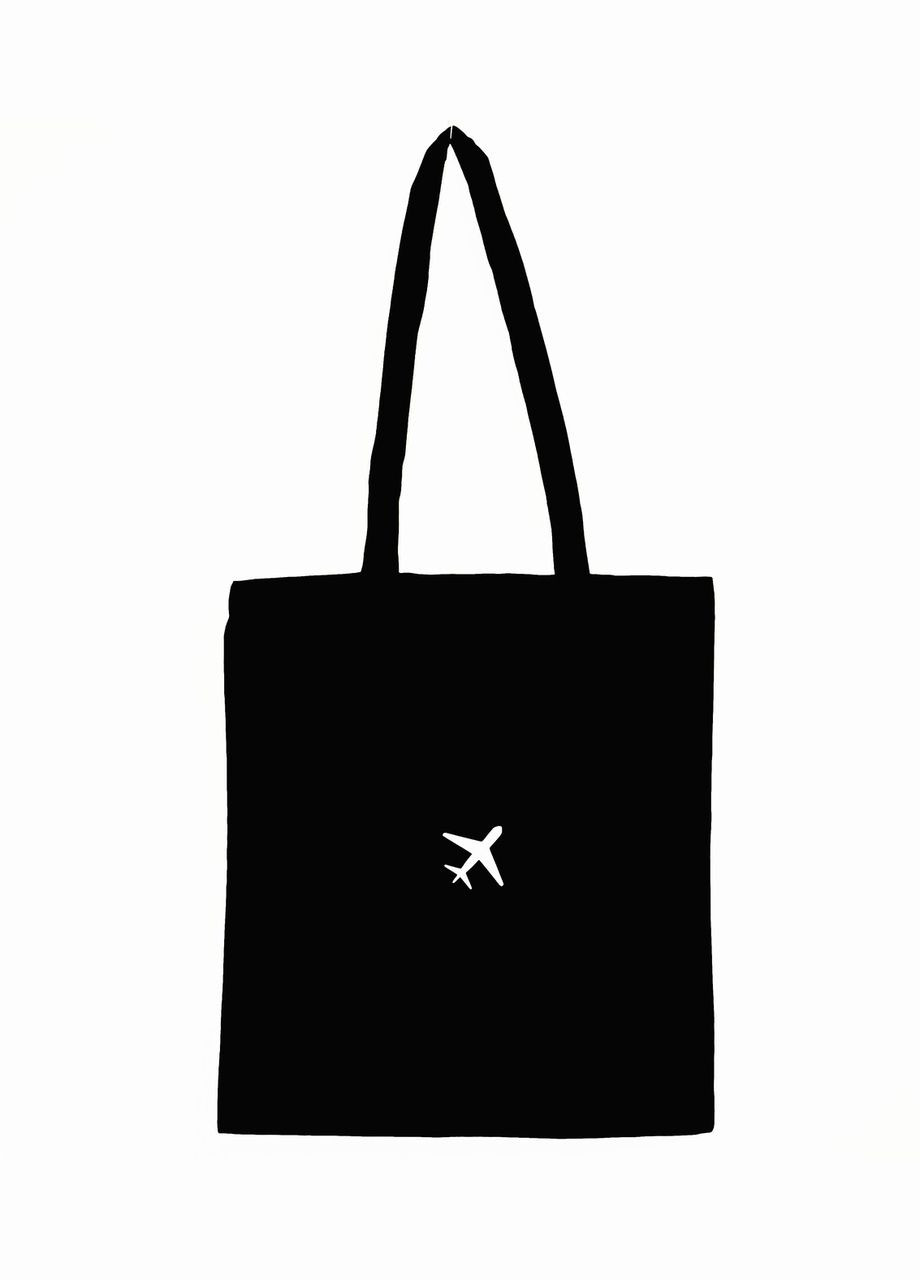 Эко-сумка шопер с самолетиком Handmade (292713741)