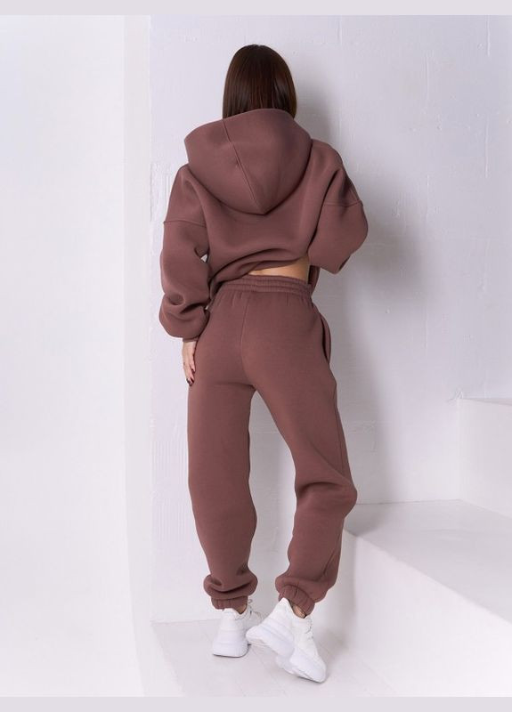 Спортивні штани 14923B коричневі ISSA PLUS (317709109)