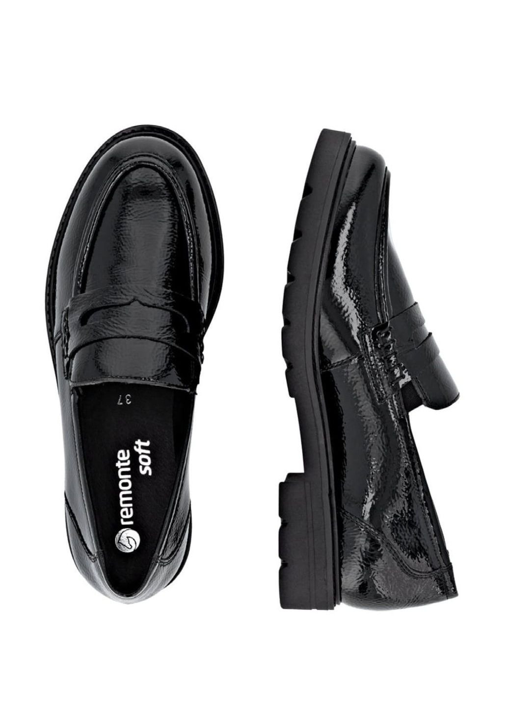 Remonte Туфлі чорний з натуральна шкіра, — демісезон (351355544)