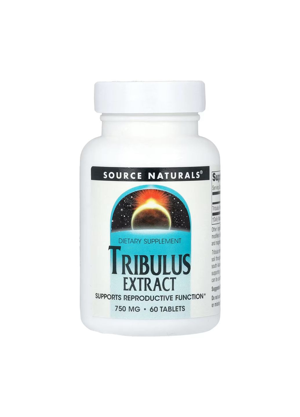 Екстракт якорей Tribulus 750мг для чоловічого здоров'я 60 таблеток Source Naturals (367956495)
