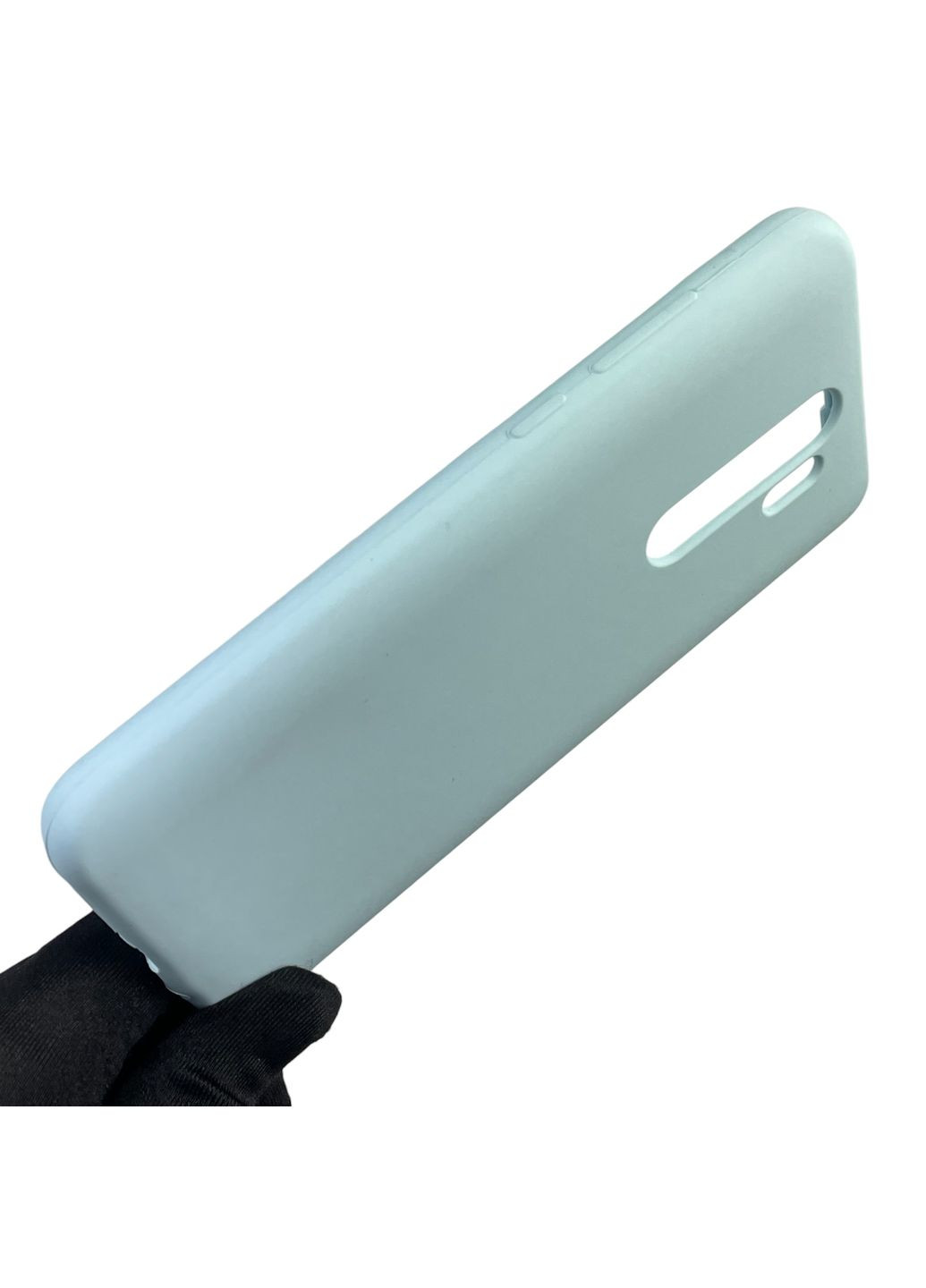 Чохол для Redmi Note 8 Pro силіконовий з мікрофіброю нековзний на сяомі редмі нот 8 про блакитний Xiaomi (366231474)